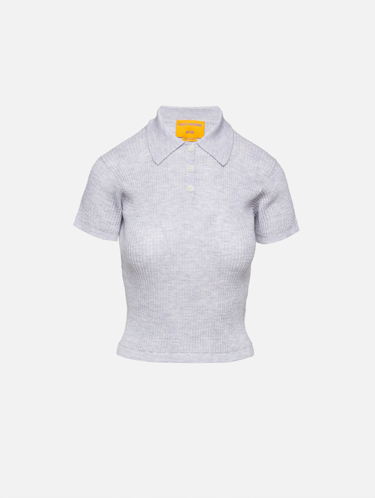 Shrunken Polo,GUEST IN RESIDENCE,PLUM,Image 1