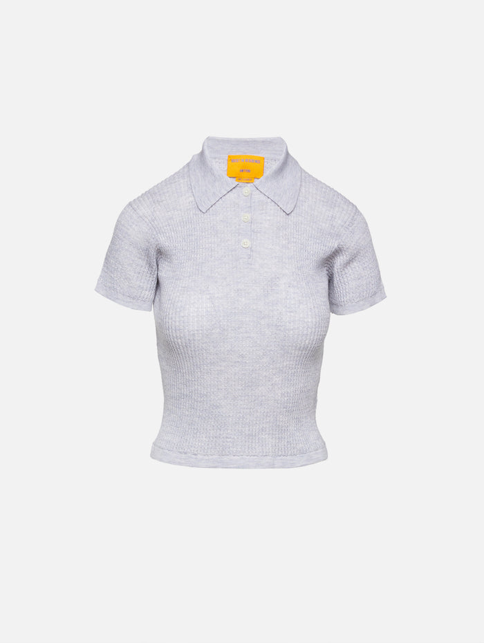 Shrunken Polo,GUEST IN RESIDENCE,STONE,Image 1