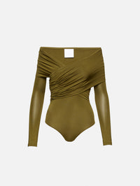 Otto Bodysuit,PARIS GEORGIA,OLIVE,Image 1