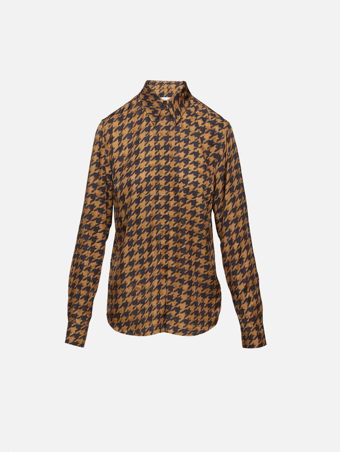 Chowy Blouse,DRIES VAN NOTEN,CAMEL,Image 1