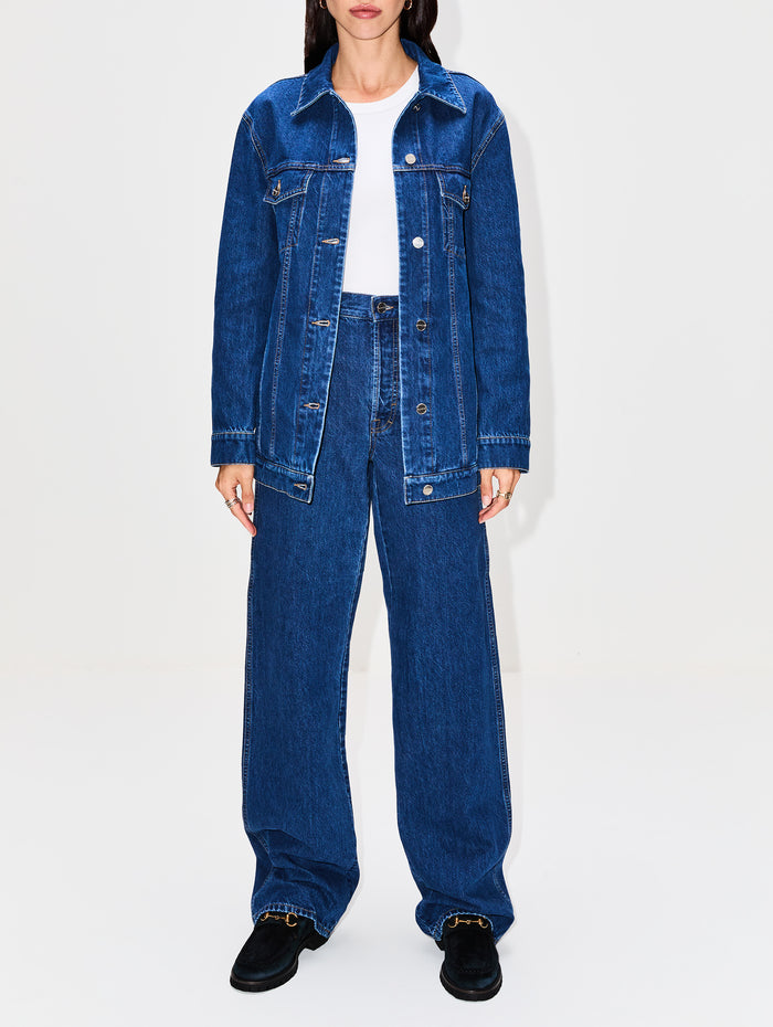 Denim Jacket,GUCCI,BLUE,Image 1