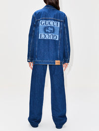 Denim Jacket,GUCCI,BLUE,Image 3