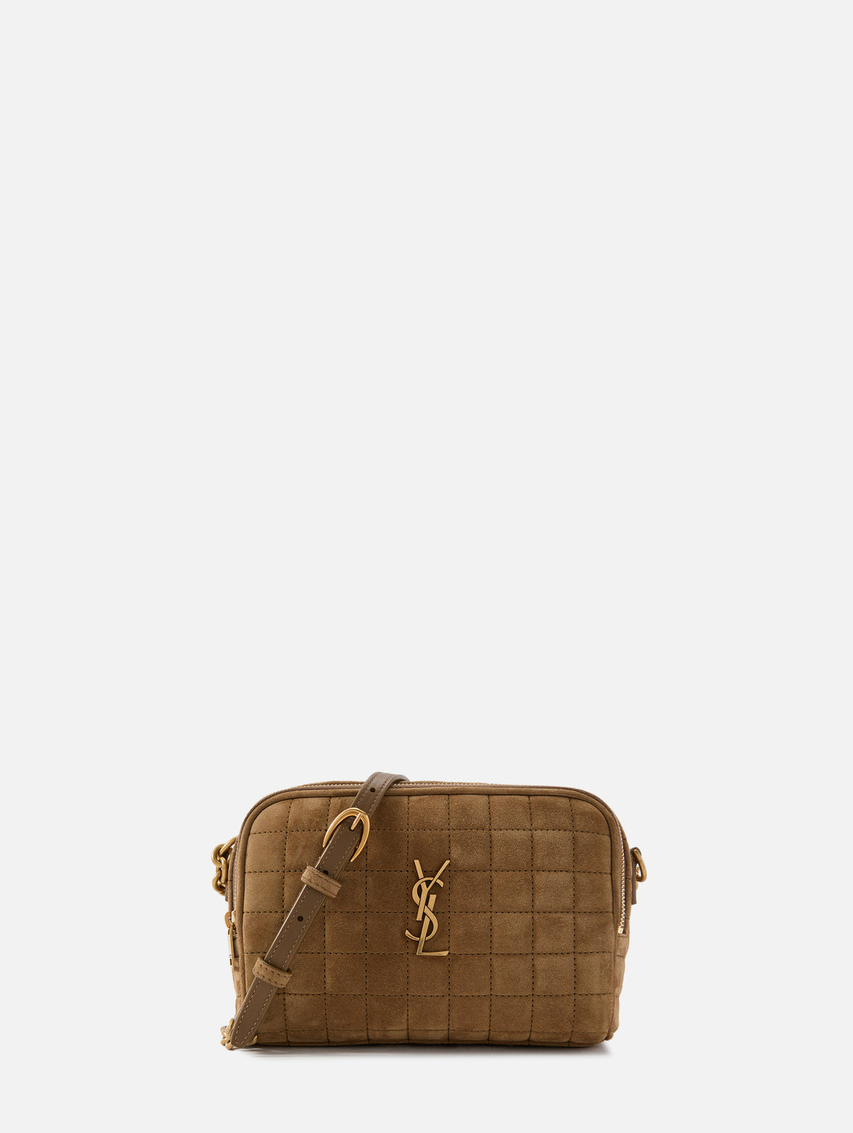 Mini Matelasse Camera Bag,SAINT LAURENT,GOLDEN LEAF,Image 1