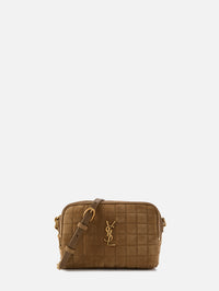 Mini Matelasse Camera Bag,SAINT LAURENT,GOLDEN LEAF,Image 1