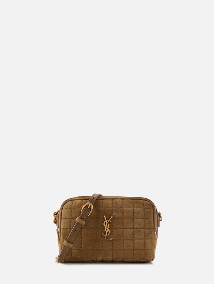 Mini Matelasse Camera Bag,SAINT LAURENT,GOLDEN LEAF,Image 1