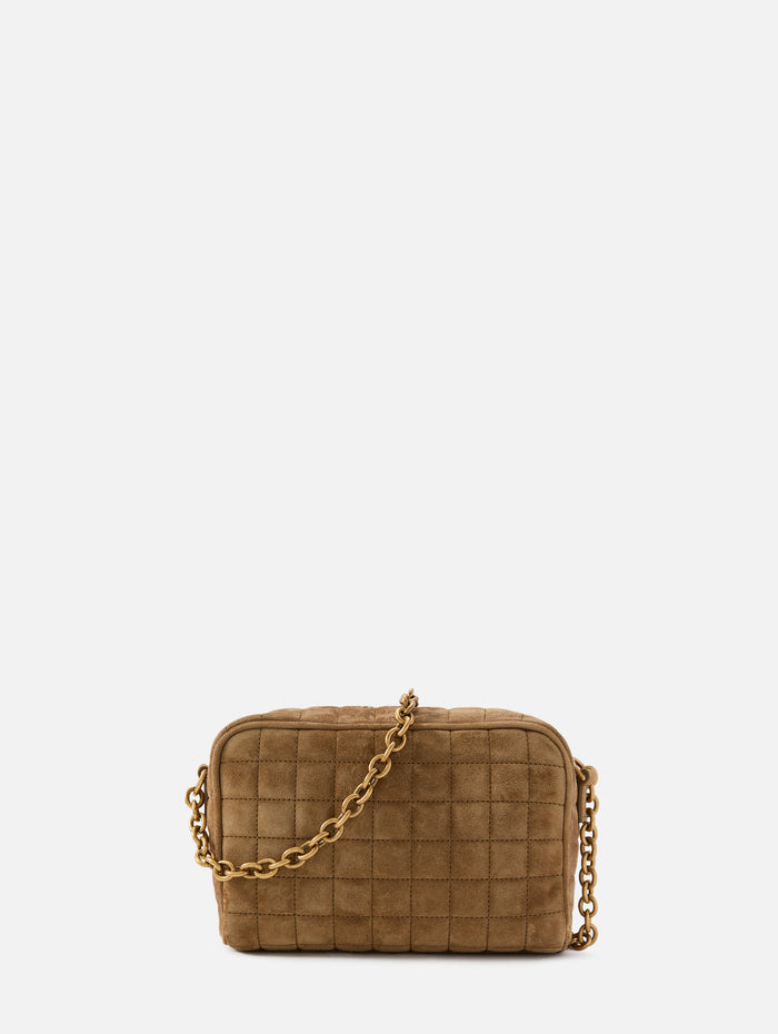 Mini Matelasse Camera Bag,SAINT LAURENT,GOLDEN LEAF,Image 1
