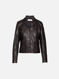 Sloane Shrunken Blazer,KALLMEYER,BLACK,Image 1