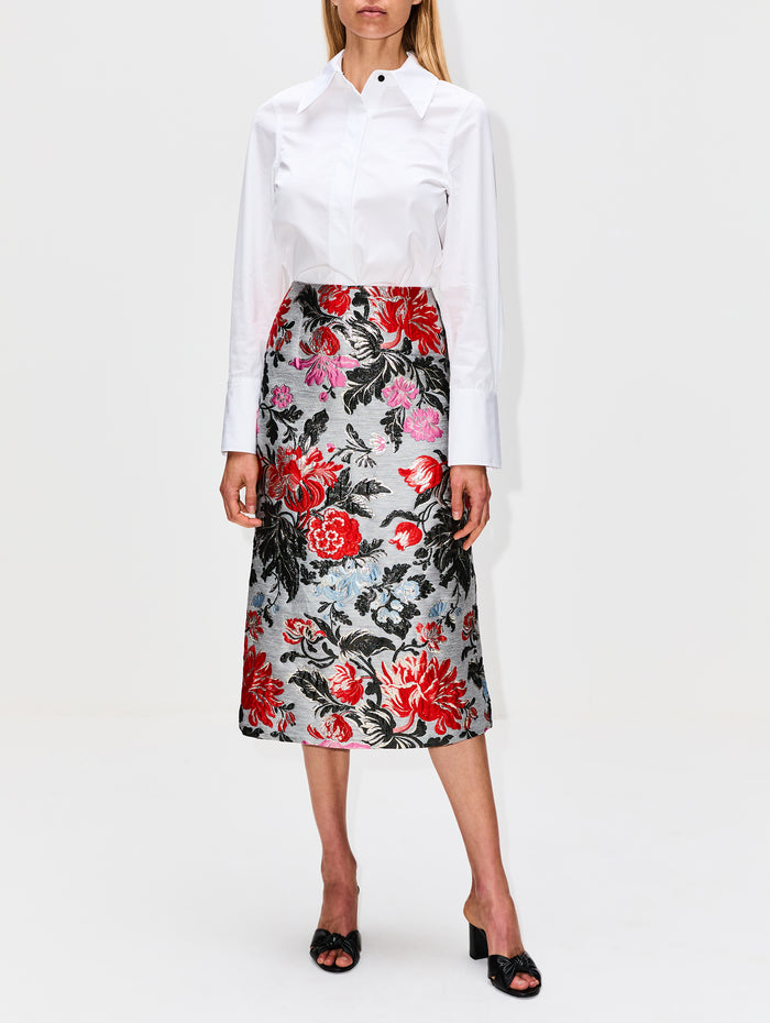 Button Down Shirt,CO,WHITE,Image 1