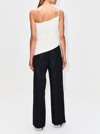 One Shoulder Blouse,MAGDA BUTRYM,CREAM,Image 3