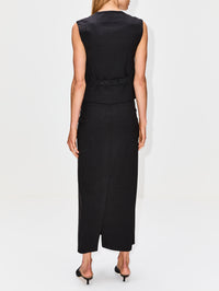 Sleeveless Vest,LOULOU DE SAISON,CHOCO,Image 6