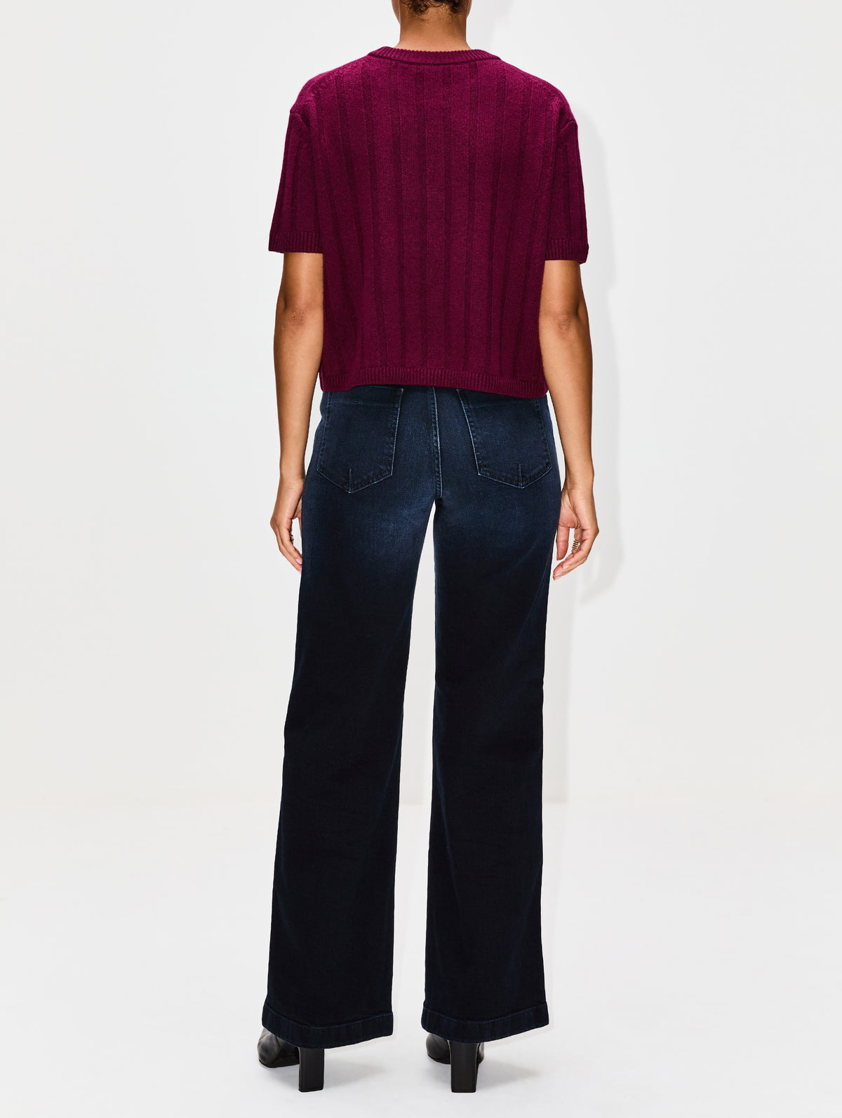 Duke Boxy Sweater,ELYSEWALKER LABEL,CACAO BROWN,Image 9