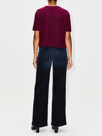 Duke Boxy Sweater,ELYSEWALKER LABEL,CACAO BROWN,Image 9