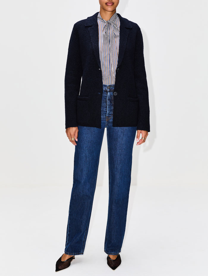 Nubby Knit Suitor Sweater,TWP,MIDNIGHT,Image 1