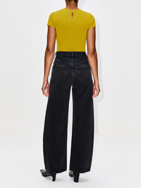 Elemental Baby Tee,PARIS GEORGIA,MUSTARD,Image 3