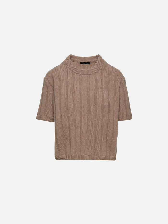 Duke Boxy Sweater,ELYSEWALKER LABEL,OAK BROWN,Image 1