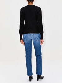 Beau Sweater,PARTOW,BLACK,Image 3