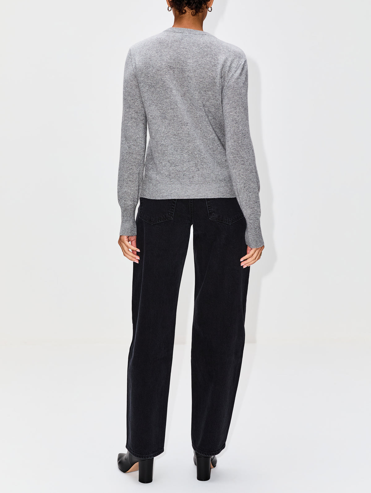 Beau Sweater,PARTOW,BLACK,Image 6