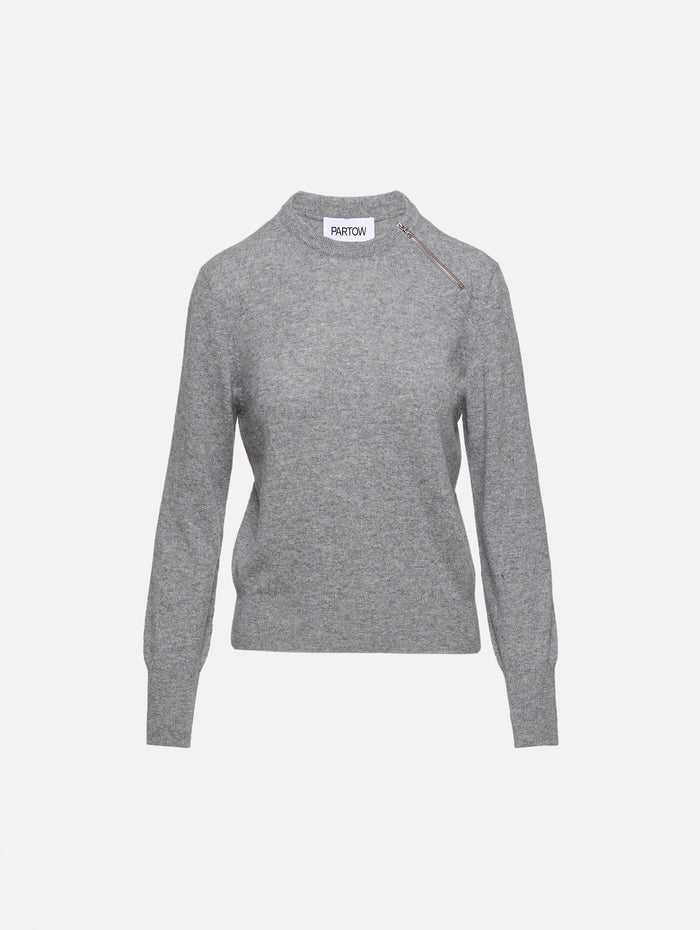 Beau Sweater,PARTOW,HEATHER GREY,Image 1