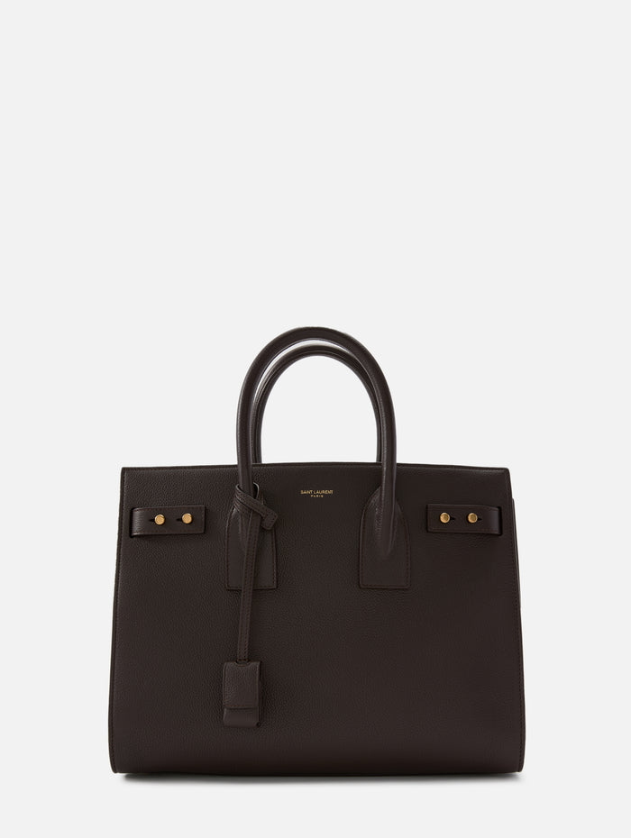 Small Sac De Jour Bag,SAINT LAURENT,DARK SWEET CHOCOLATE,Image 1