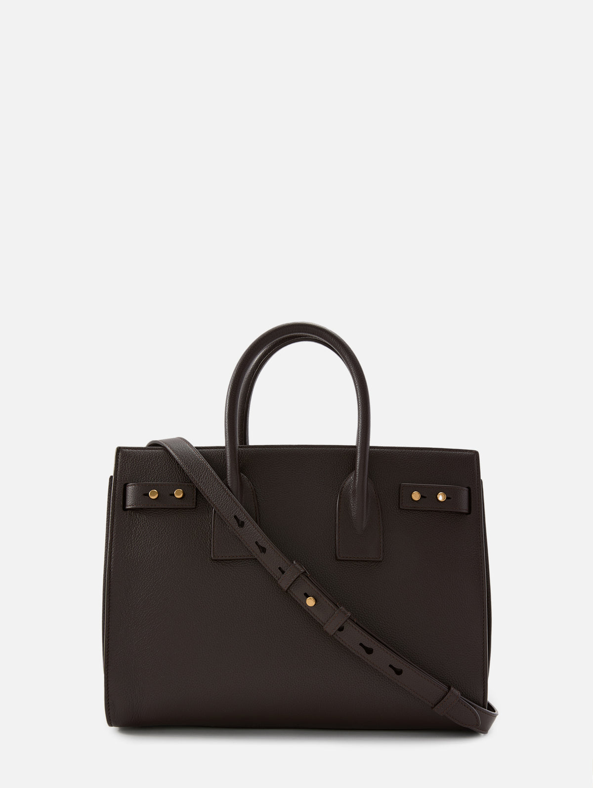 Small Sac De Jour Bag,SAINT LAURENT,DARK SWEET CHOCOLATE,Image 3