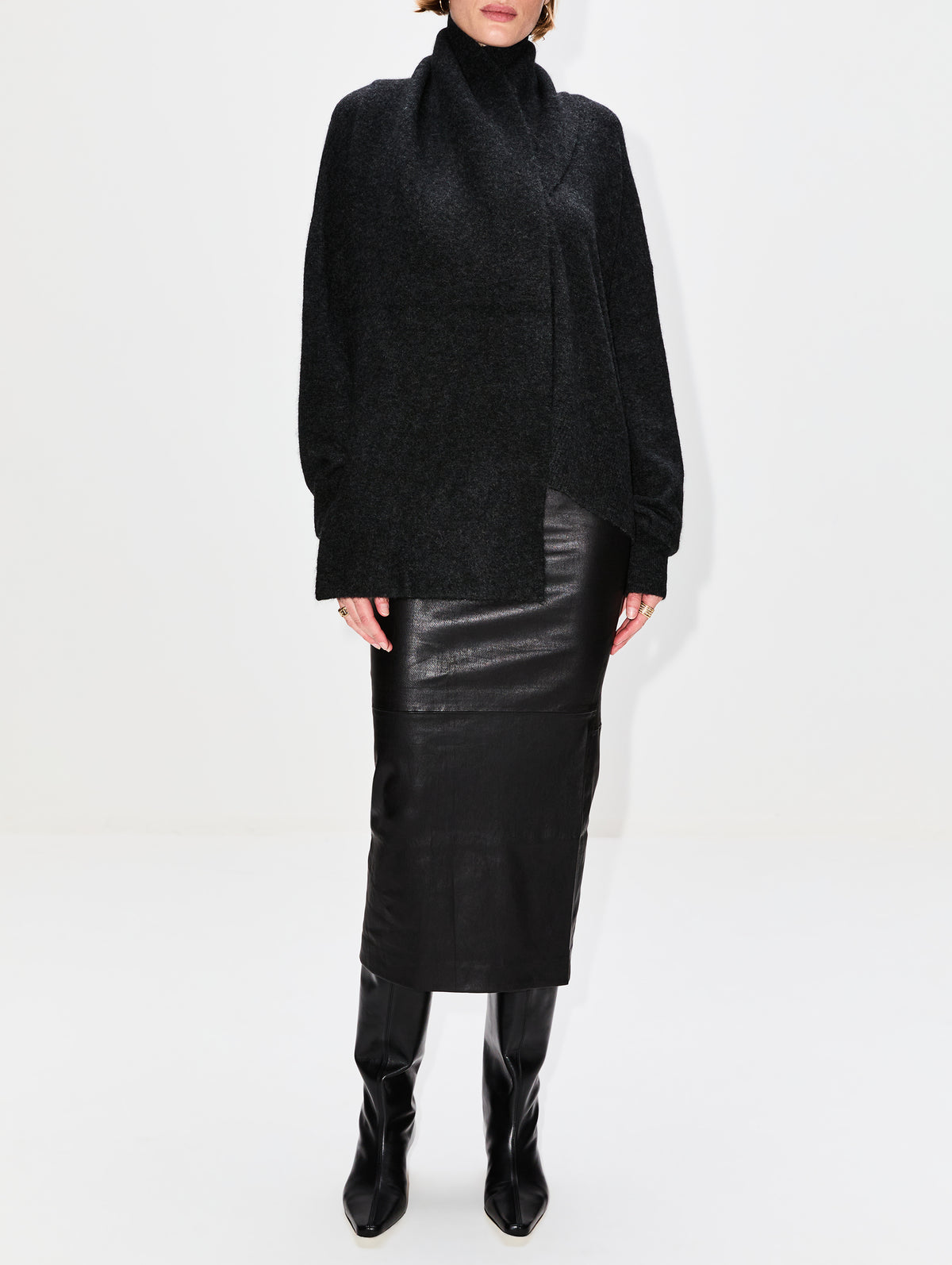 Tube Skirt,SPRWMN,BLACK,Image 2