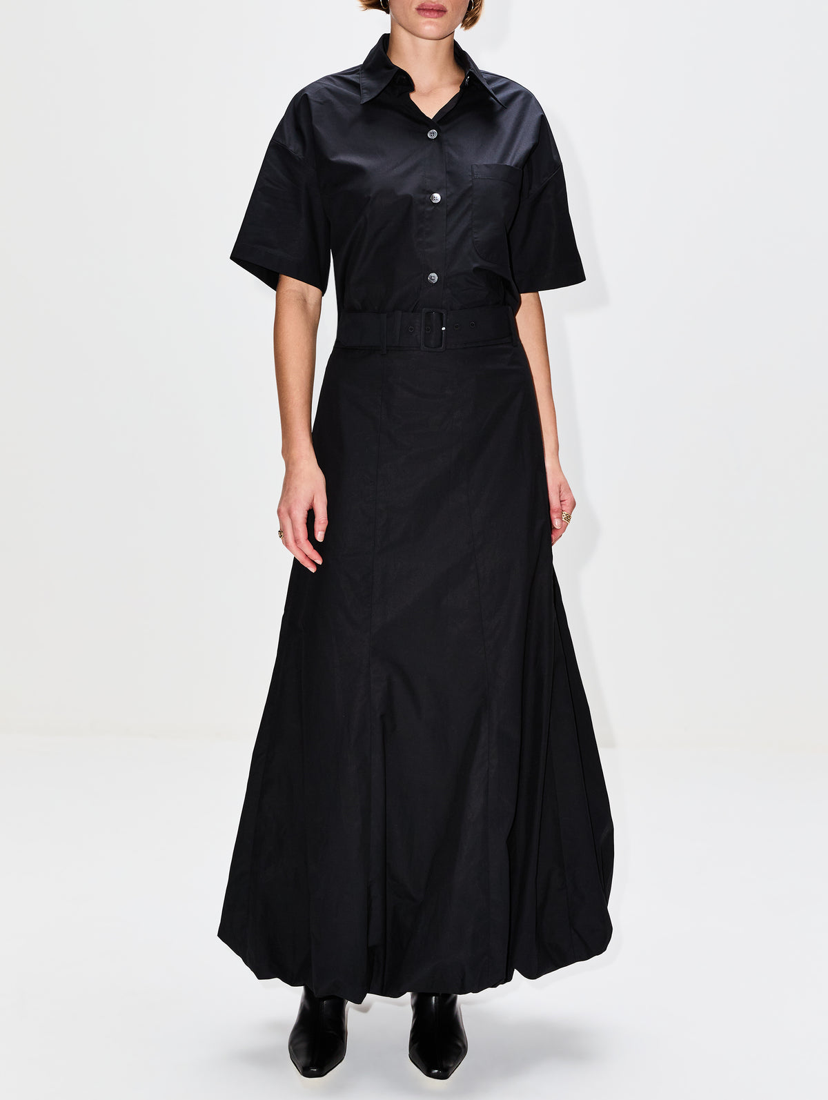 Phaedra Is Her Name Skirt,TWP,BLACK,Image 2