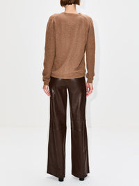 Soft Touch V Neck Cardigan,ZEYNEP ARCAY,OFF WHITE,Image 3