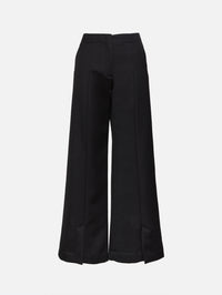 Vent Hem Pant,ROSETTA GETTY,BLACK,Image 1