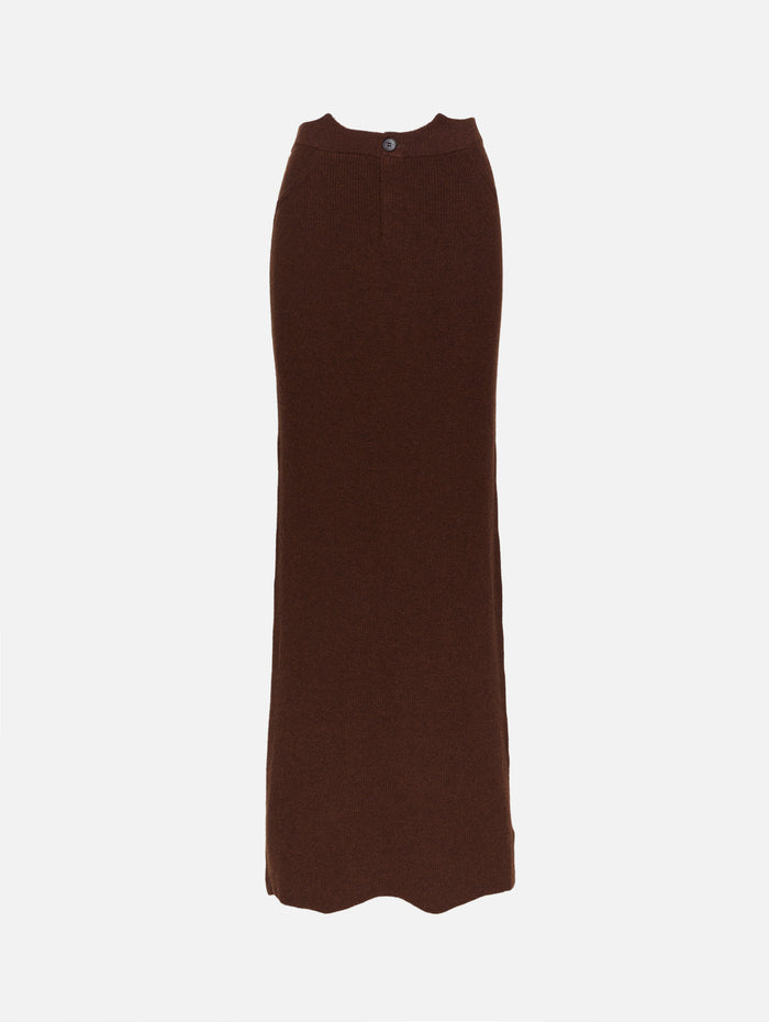 Vola Skirt,AYA MUSE,CHOCOLATE,Image 1