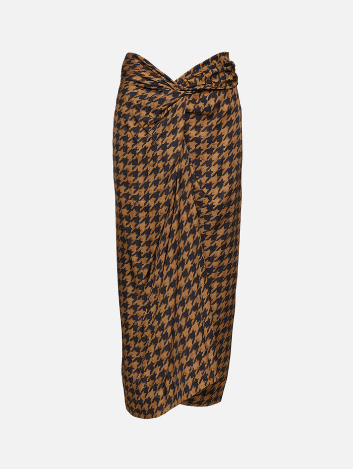 Sidras Skirt,DRIES VAN NOTEN,CAMEL,Image 1