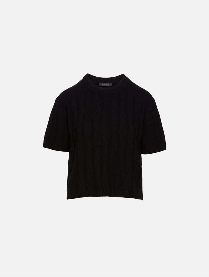 Duke Boxy Sweater,ELYSEWALKER LABEL,BLACK,Image 1