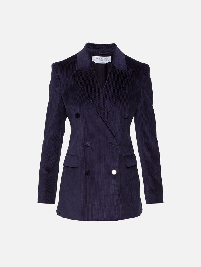 Gavin Blazer,GABRIELA HEARST,DARK NAVY,Image 1