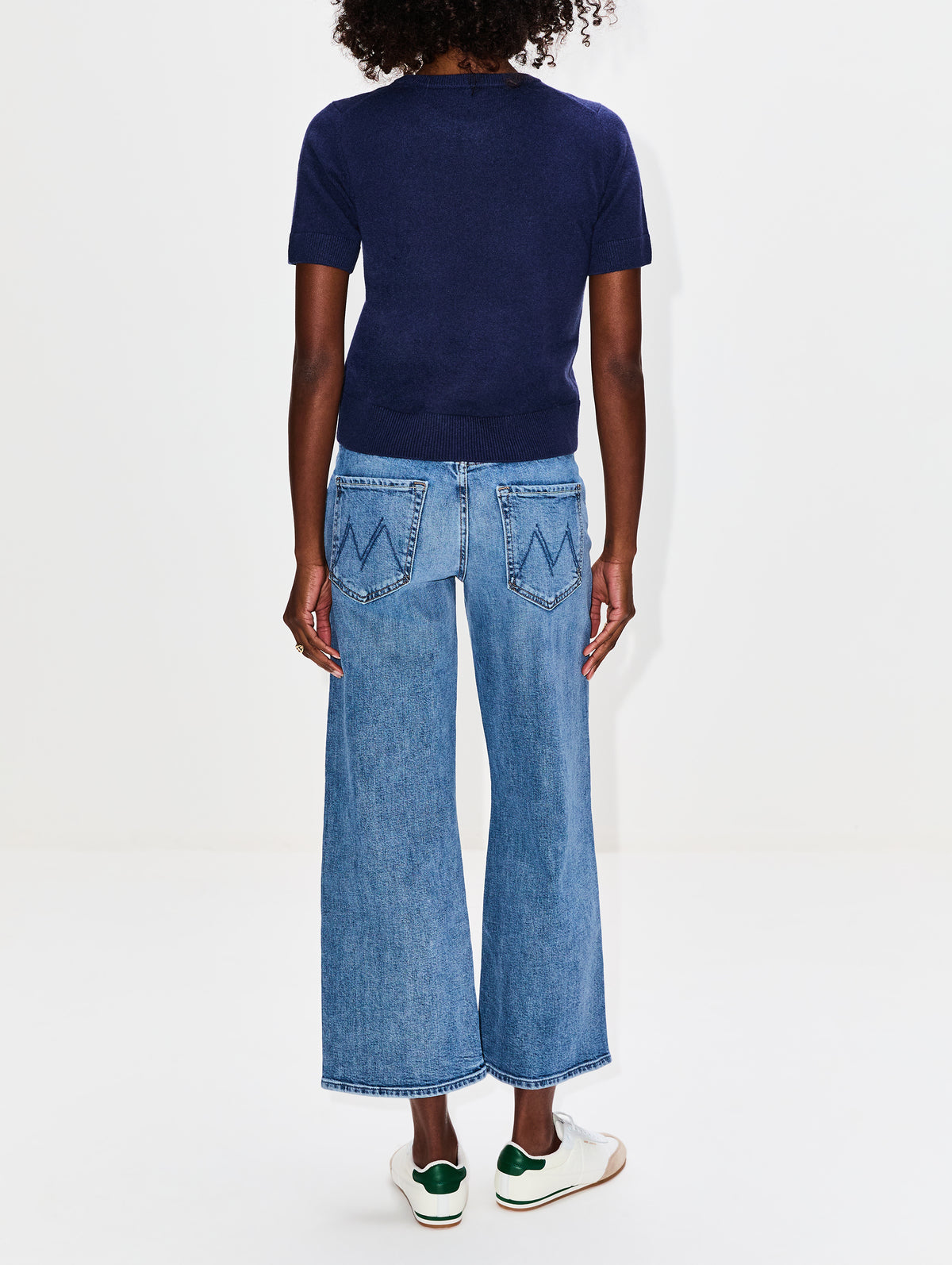 Dixie Short Sleeve Sweater,ELYSEWALKER LABEL,CHALK,Image 24