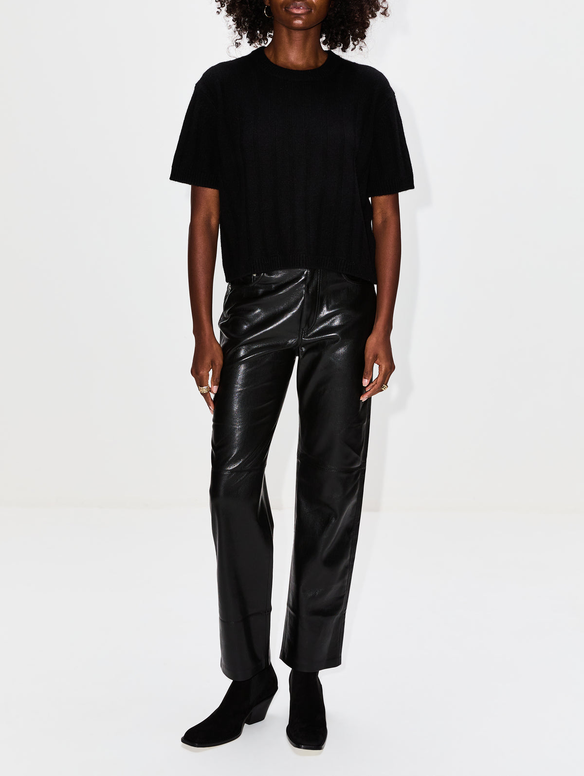 Duke Boxy Sweater,ELYSEWALKER LABEL,CACAO BROWN,Image 14
