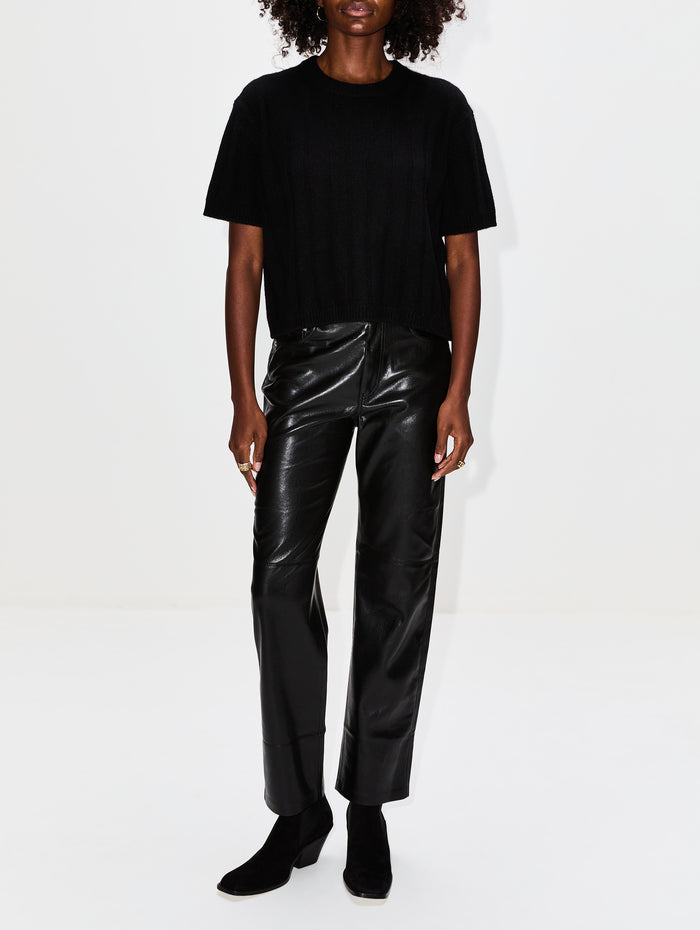 Duke Boxy Sweater,ELYSEWALKER LABEL,BLACK,Image 1