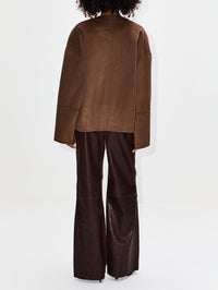 Dodie Cardigan,NANUSHKA,CHOCOLATE CHIP,Image 3