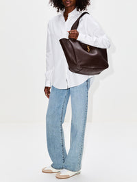 Bea Bag,SAINT LAURENT,MARRON FONCE,Image 2