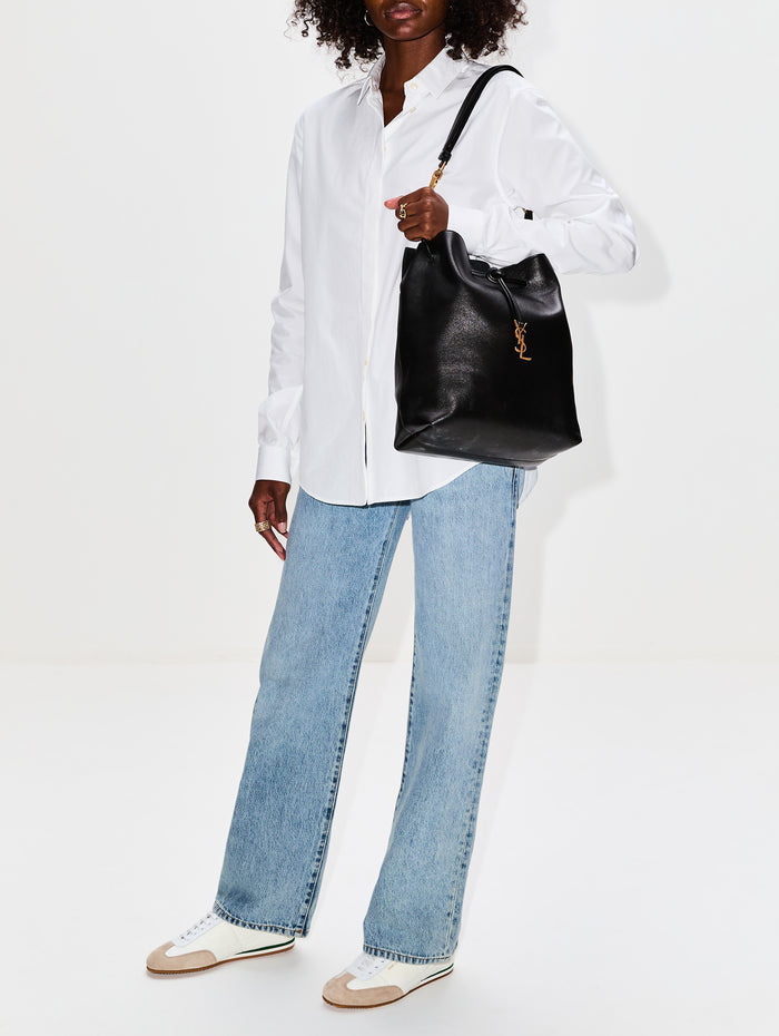 Paris VII Pochon Bag,SAINT LAURENT,NOIR,Image 1