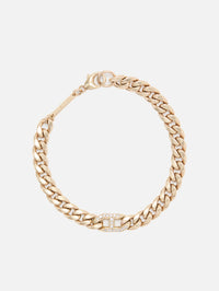 Pave Diamond Mariner Link Large Curb Chain Bracelet,ZOE CHICCO,YELLOW GOLD,Image 1