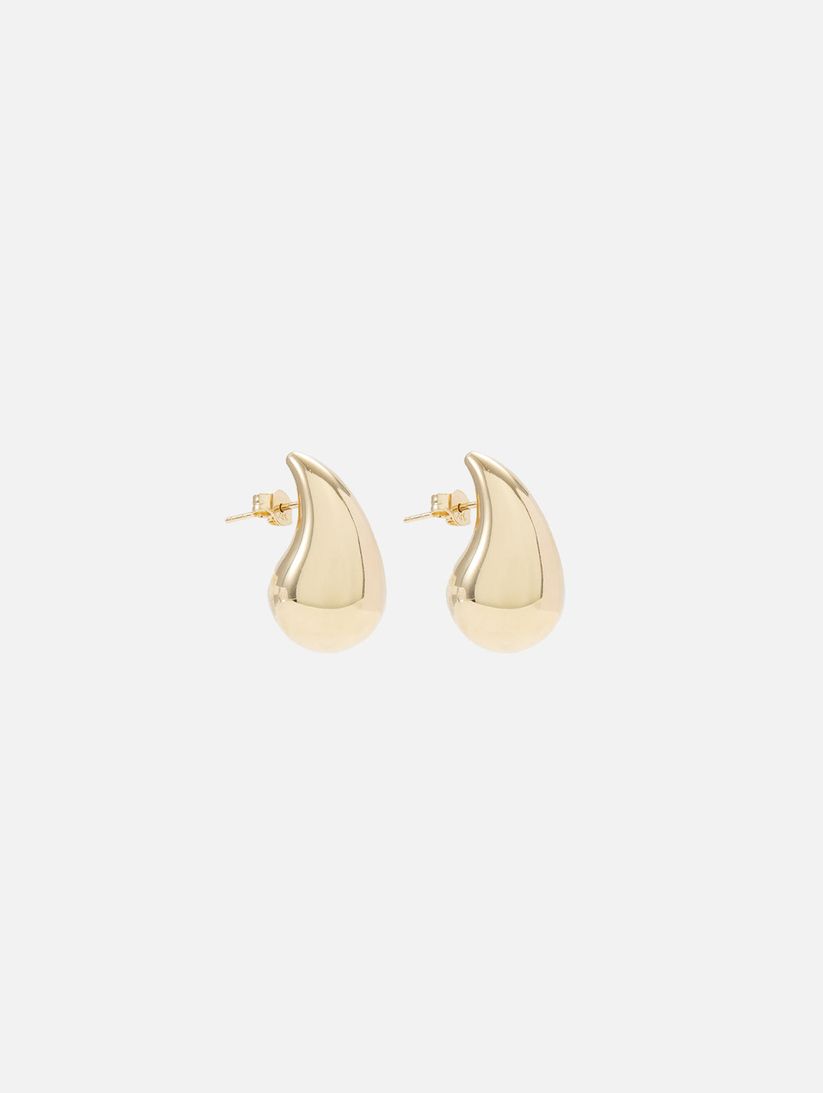 The Teardrop Stud,SHYLEE ROSE,YELLOW GOLD,Image 2