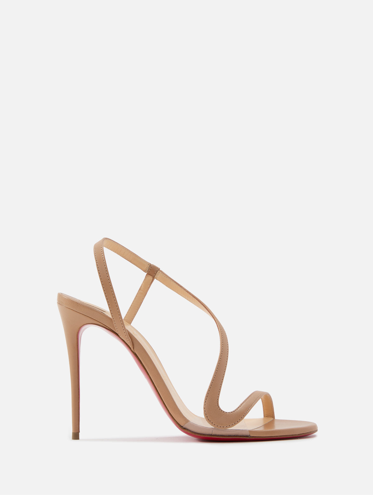 Rosalie PVC Sandal 100mm,CHRISTIAN LOUBOUTIN,BLUSH,Image 1