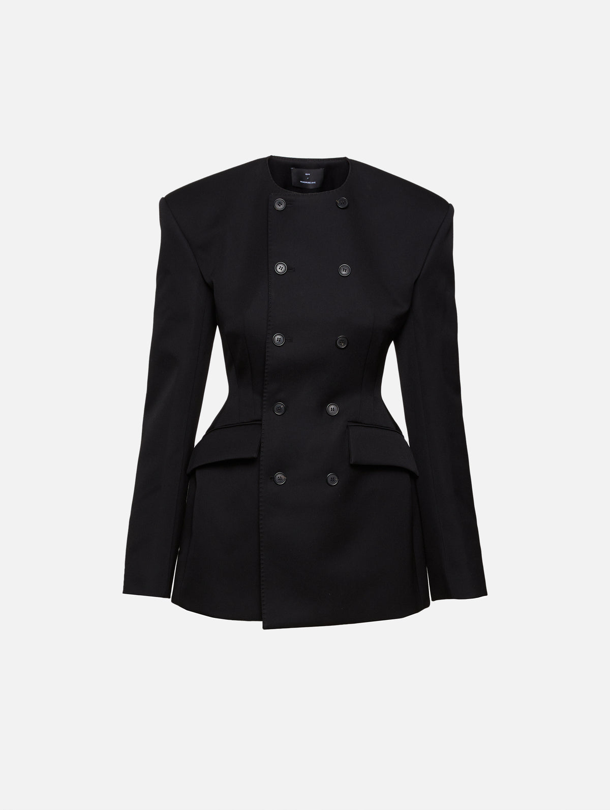 RHW Blazer Dress,WARDROBE.NYC,BLACK,Image 1