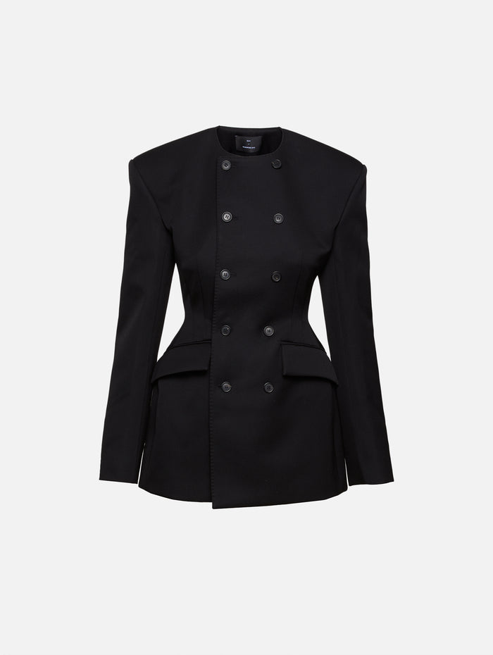 RHW Blazer Dress,WARDROBE.NYC,BLACK,Image 1