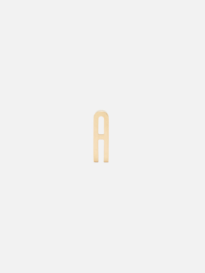 Classic Chunky Slide On Charm,HELENA ROSE,YELLOW GOLD,Image 1