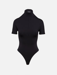 RHW Short Sleeve Bodysuit,WARDROBE.NYC,BLACK,Image 1
