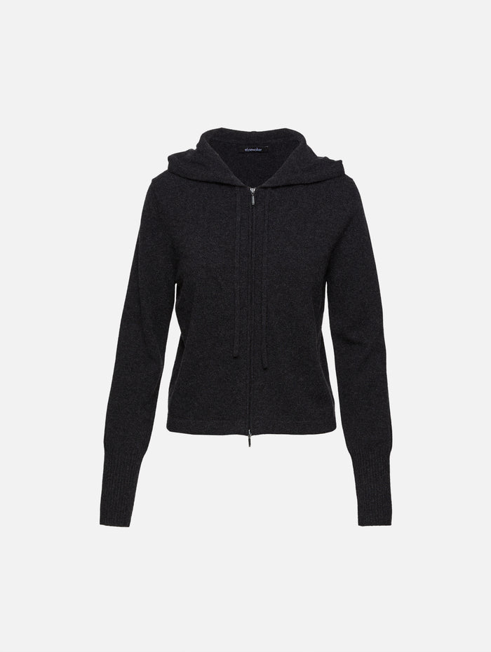 Dolly Zip Up Jacket,ELYSEWALKER LABEL,CHARCOAL,Image 1