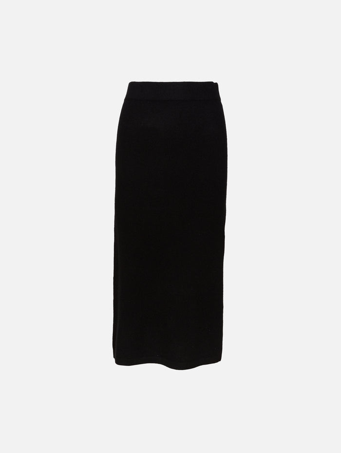 Dion Cashmere Skirt,ELYSEWALKER LABEL,BLACK,Image 1