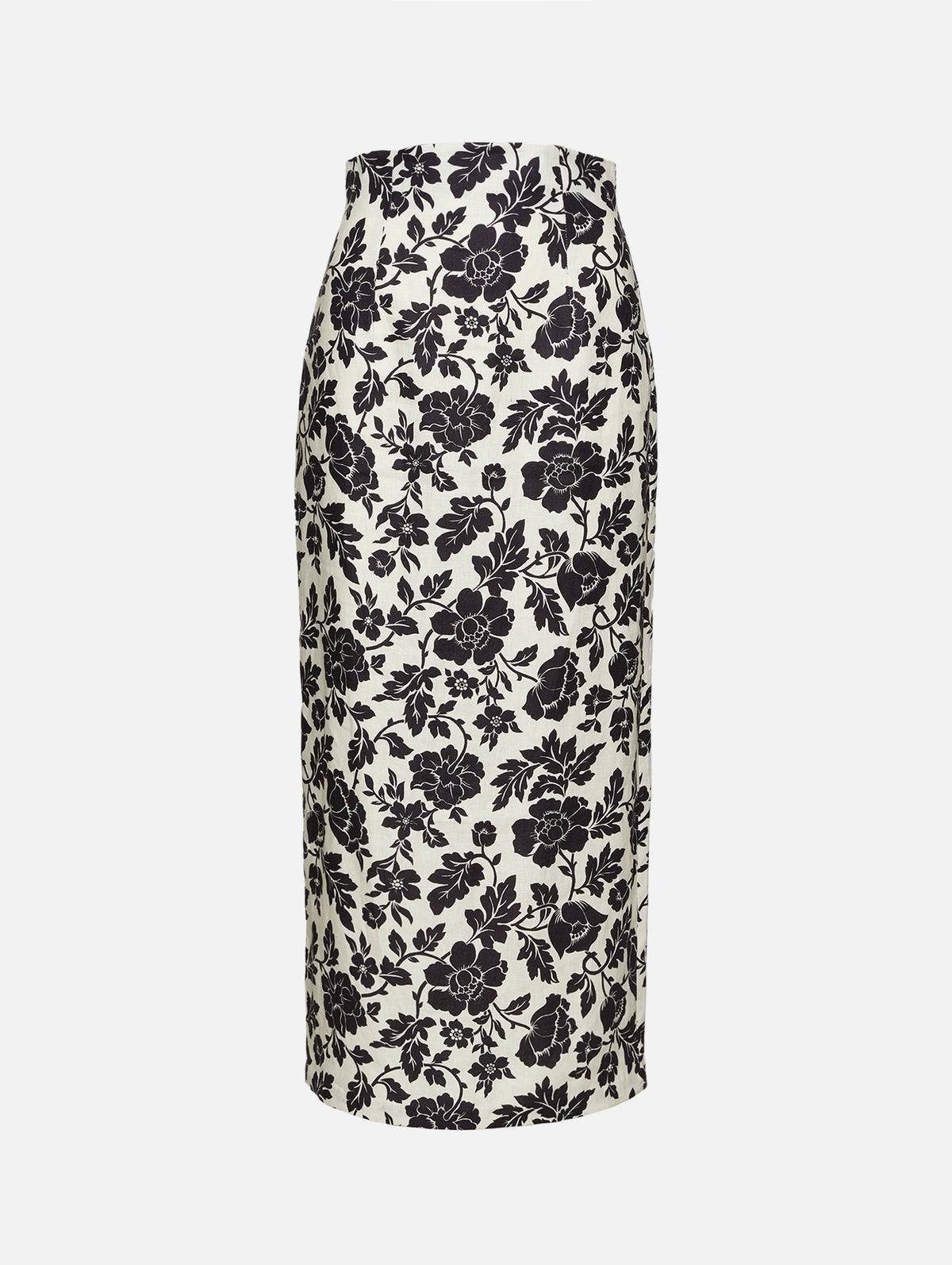 Romeo Column Skirt,POSSE,BONE/BLACK,Image 1