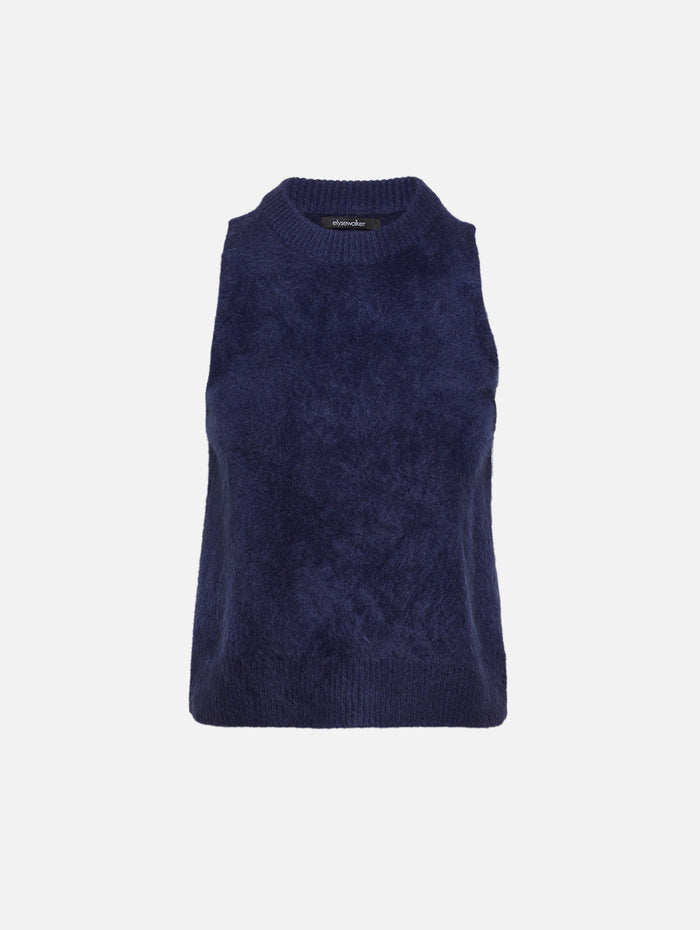 Duffy Sweater Tank,ELYSEWALKER LABEL,NAVY,Image 1