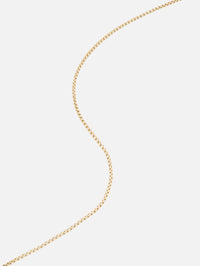 16" Thick Box Chain,HELENA ROSE,YELLOW GOLD,Image 2